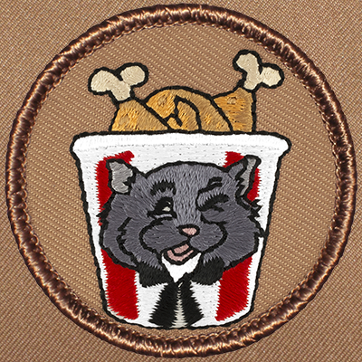 Chicken Fried Chinchillas Patrol Patch Ð Scout Patch