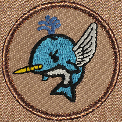 Flying Narwhal Patrol Patch Ð Scout Patch