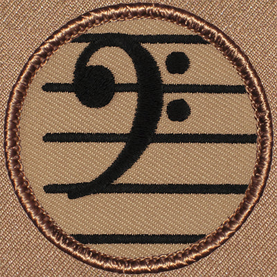 Bass Clef Patrol Patch Ð Scout Patch
