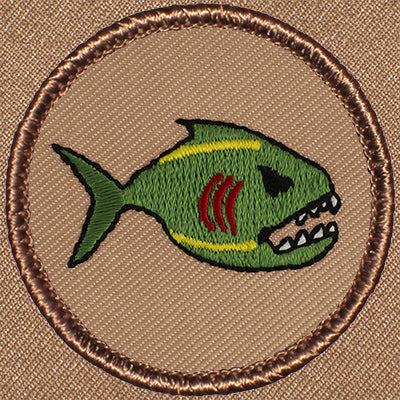 Cartoon Piranha Patrol Patch  (#709) Ð Scout Patch
