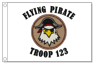 Pirate Eagle Patrol Flag