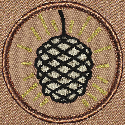 Metallic Pinecone Patrol Patch Ð Scout Patch