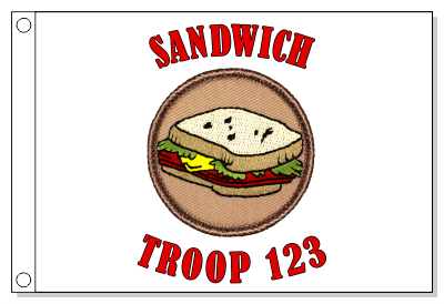 Sandwich Patrol Flag