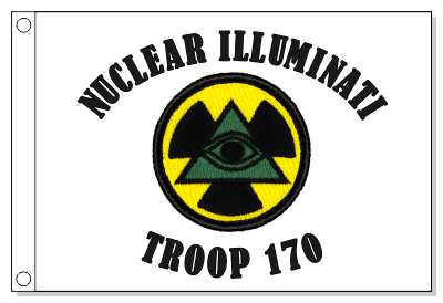 Nuclear Illuminati Patrol Flag
