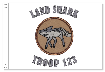 Land Shark Patrol Flag