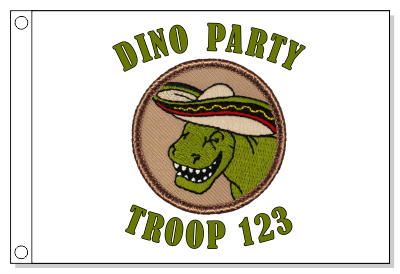 T-Rexican  Patrol Flag