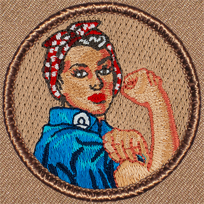 Rosie The Riveter Patrol Patch Ð Scout Patch