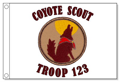 Coyote Scout Patrol Flag