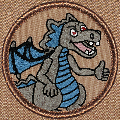 Happy Dragon Scout Patrol Patches