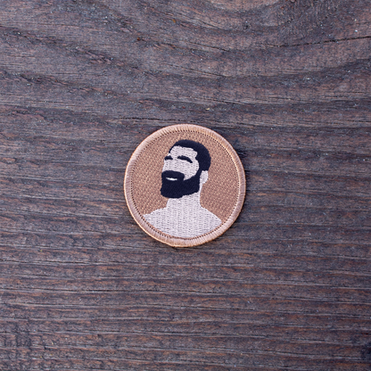 Cool guy meme iron-on scout patch