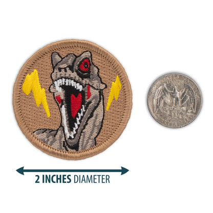 Electric Raptor 2” embroidered scout patrol patches