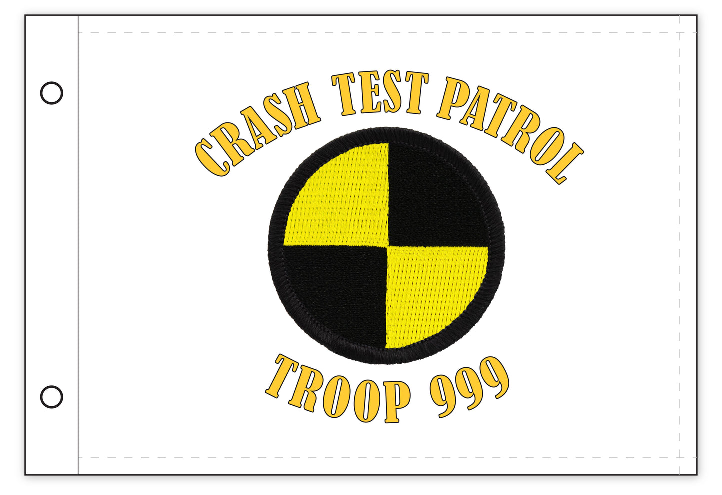 Crash Test Patrol Flag