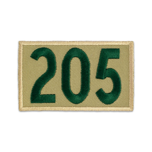 A) Khaki/Green Troop Numerals
