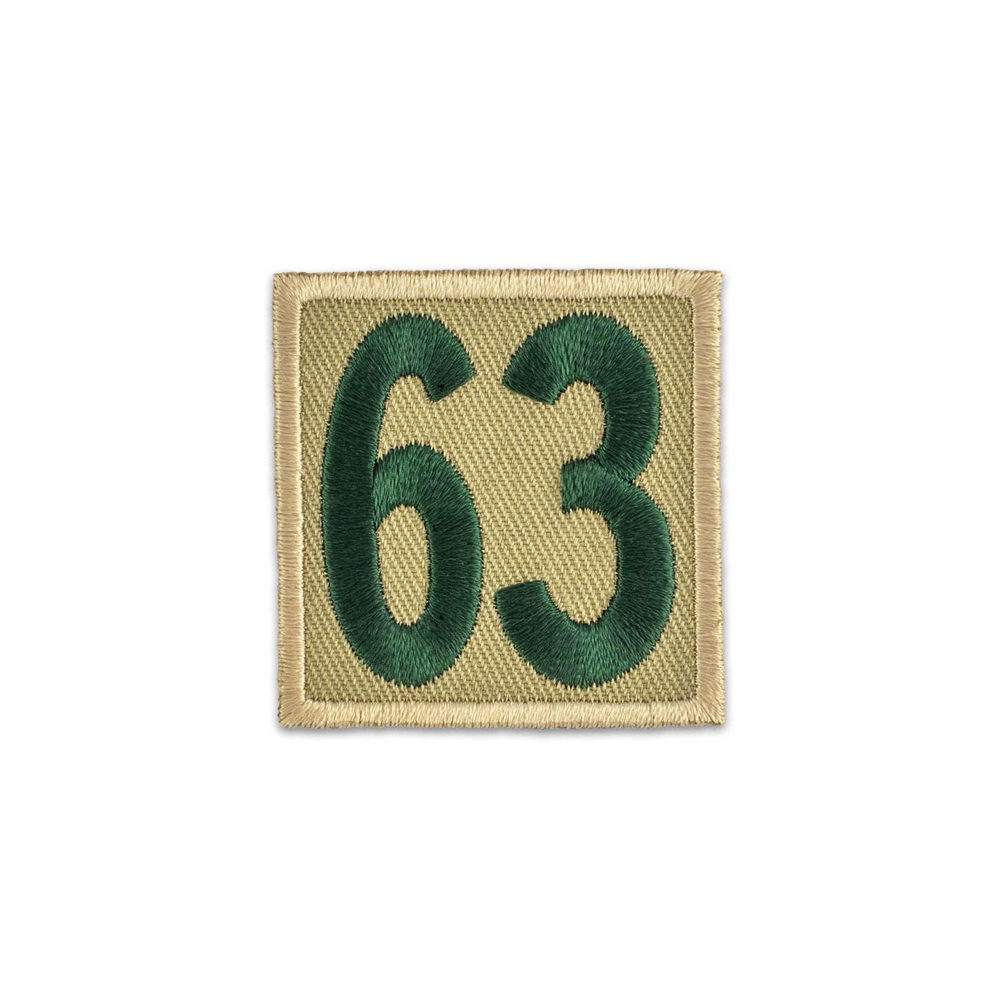 Tan scout troop number patches