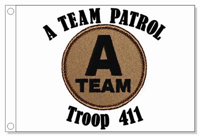 A Team  Patrol Flag