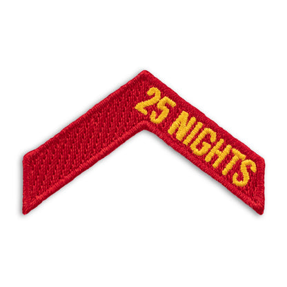 Camping Nights Achievement Patches