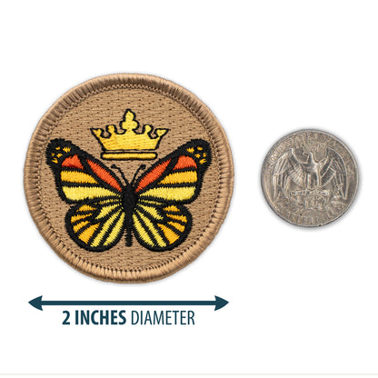 Monarch Queen 2” embroidered scout patrol patches