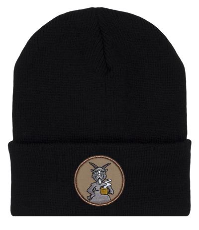 Old Goat with Coffee Mug Beanie