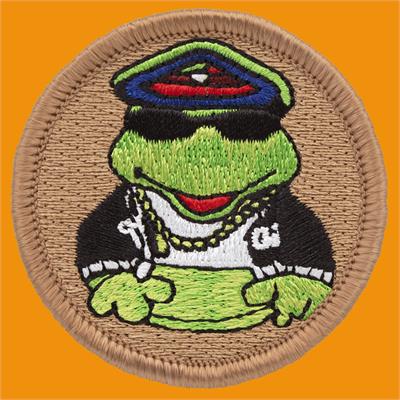 Gangsta' Frog Patrol Patch Ð Scout Patch