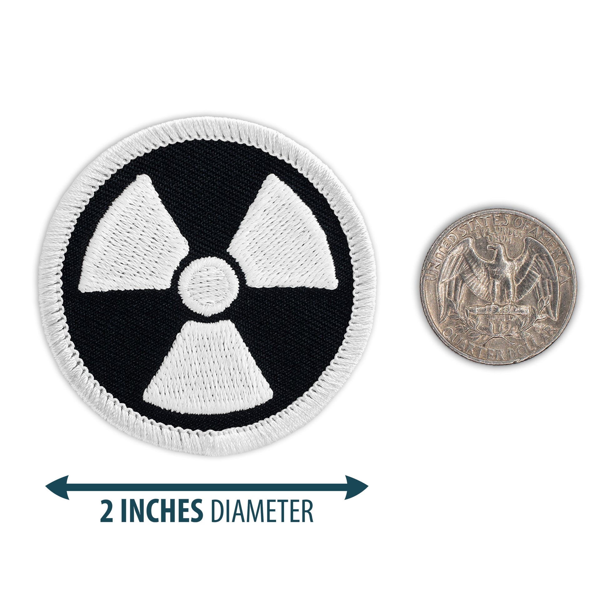 glow nuclear 2” embroidered scout patrol patches