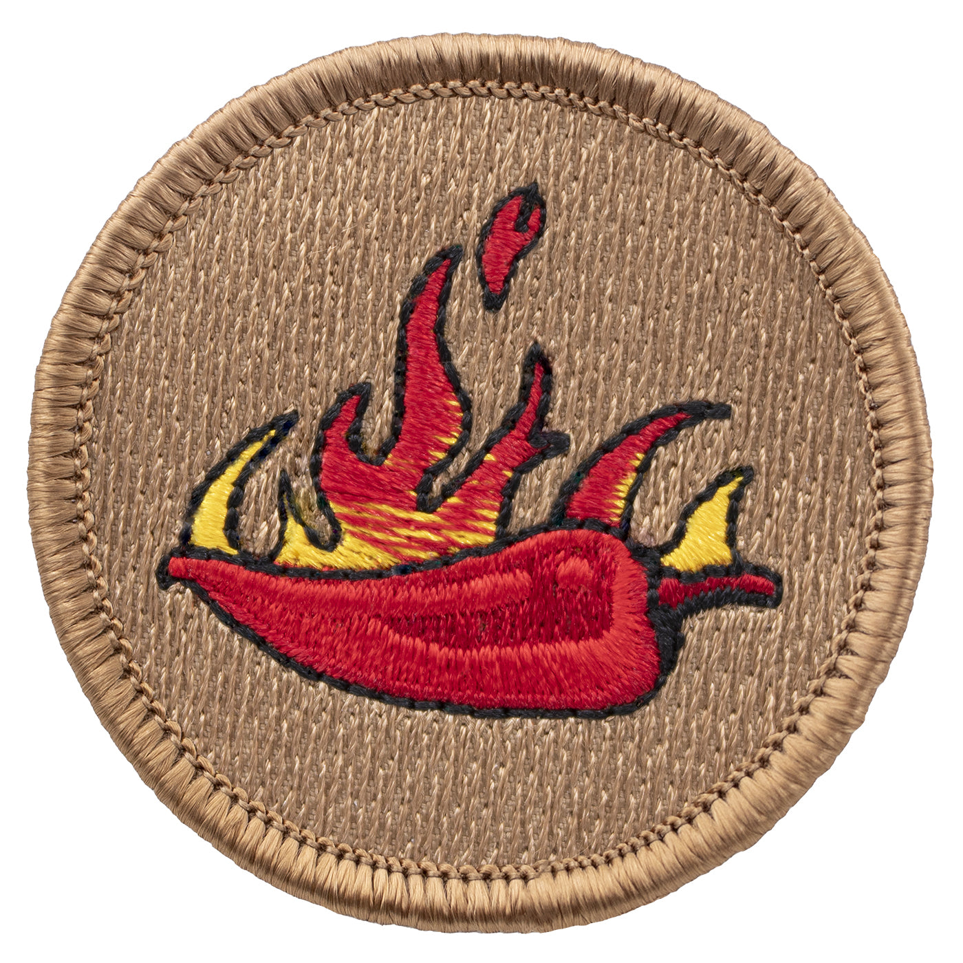 Flaming Jalapeno Patrol Patch