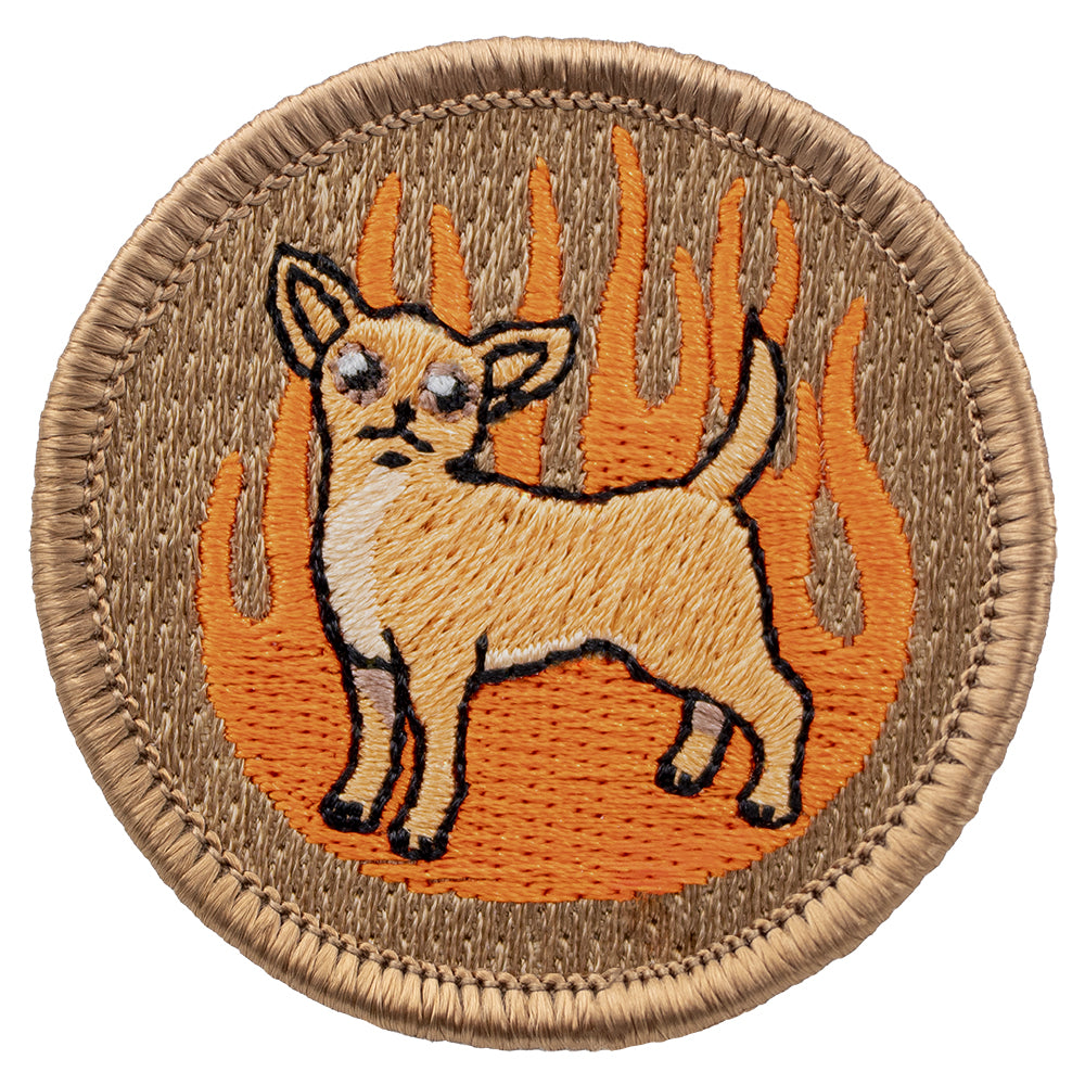 Flaming Chihuahua Patrol Patch