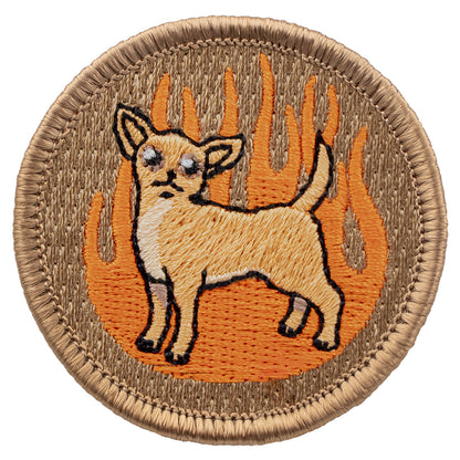 Flaming Chihuahua Patrol Patch
