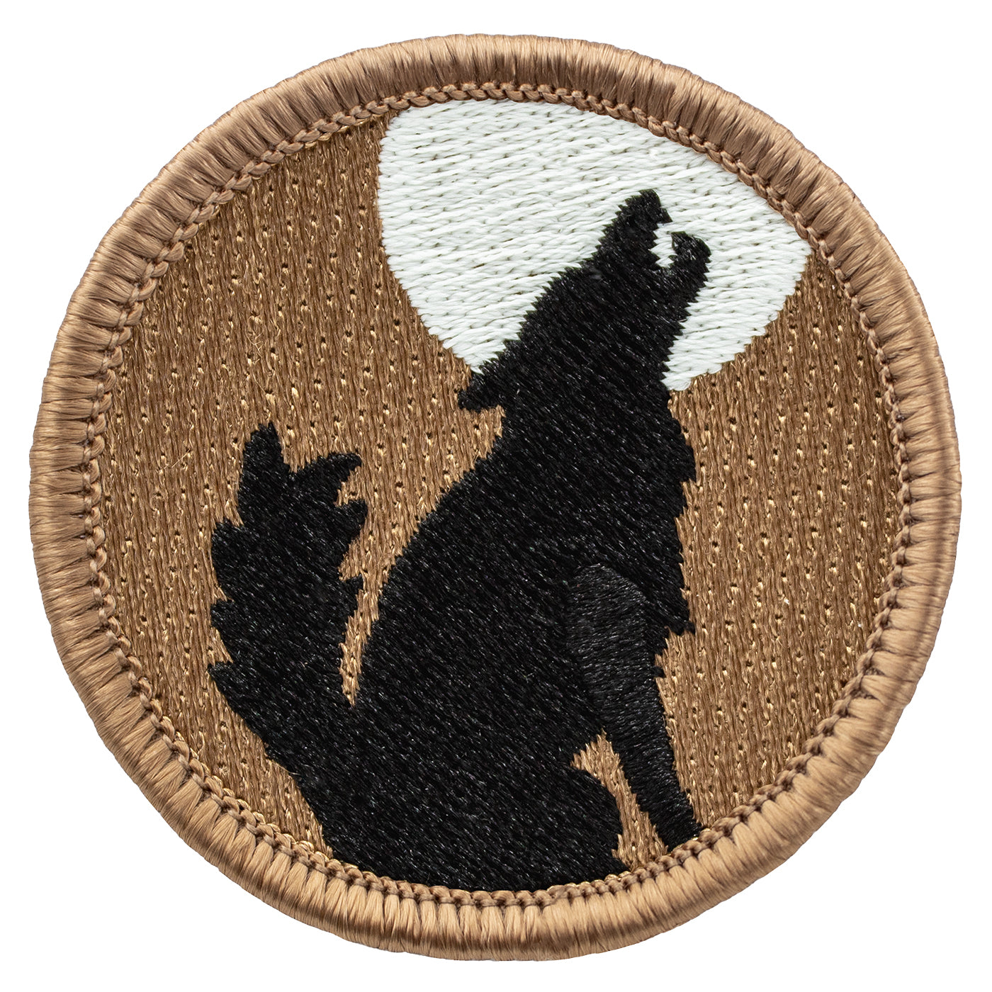 Coyote/Wolf Silhouette Patrol Patch