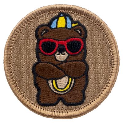 Cool Teddy Bear Scout Patrol Patches