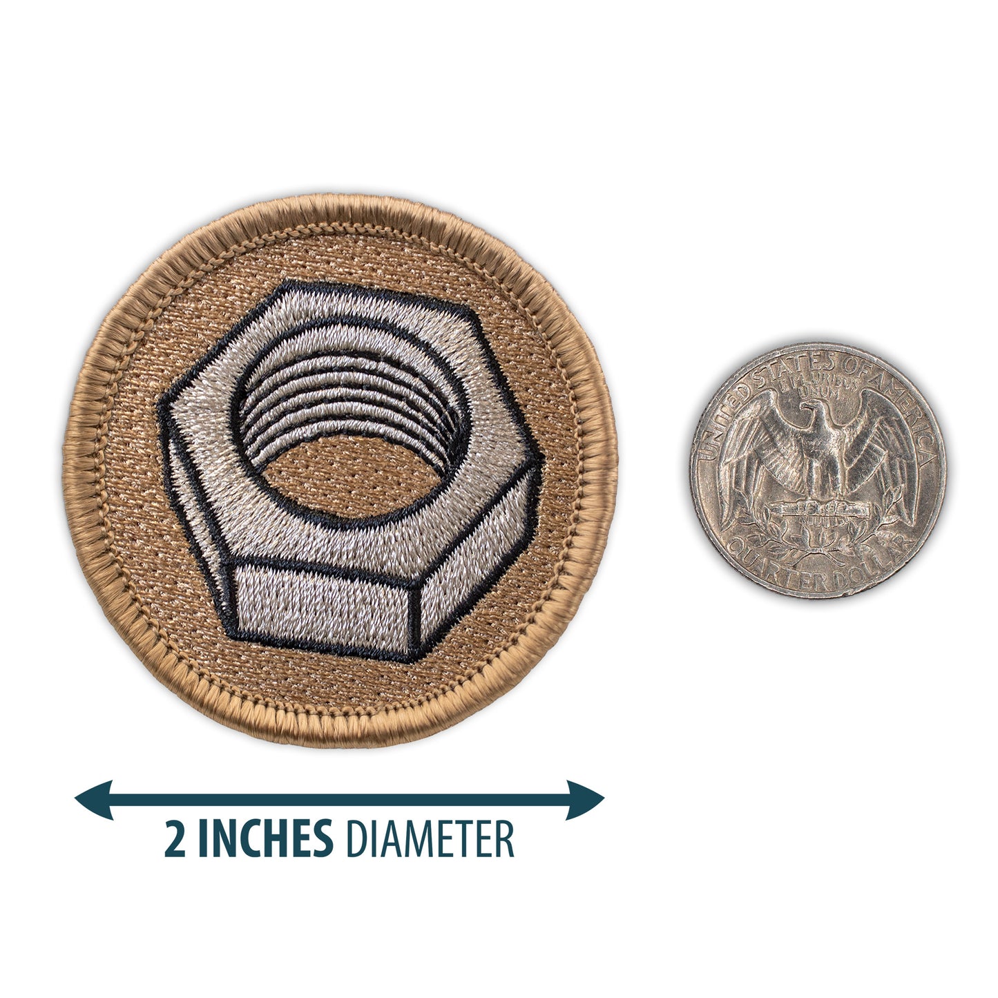 Nuts & bolts 2” embroidered scout patrol patches