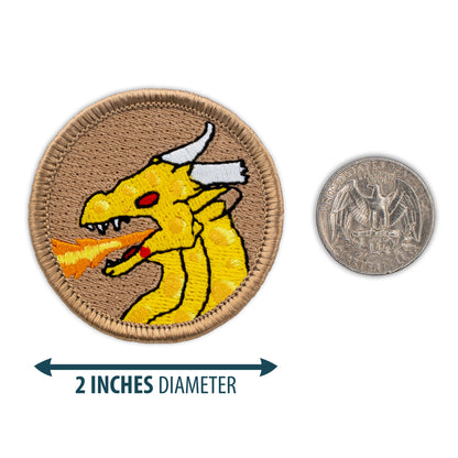 Cheese Dragon 2” embroidered scout patrol patches
