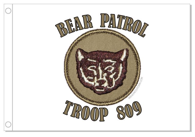 Bear Patrol Flag