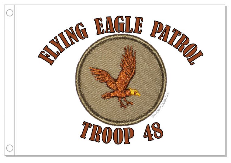 Flying Eagle Patrol Flag