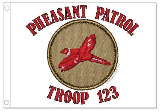Pheasant Patrol Flag
