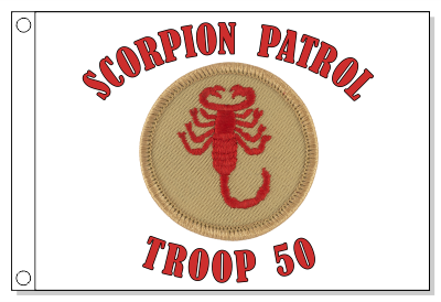 Scorpion Patrol Flag