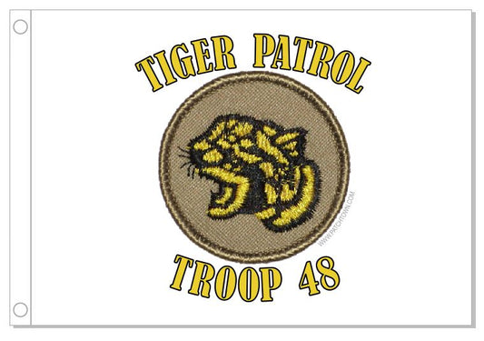 Tiger Patrol Flag