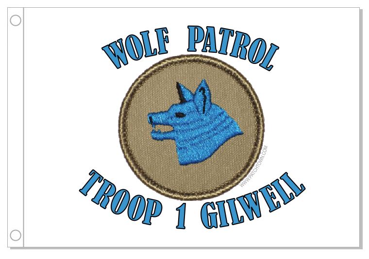 Wolf Patrol Flag
