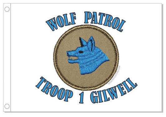 Wolf Patrol Flag