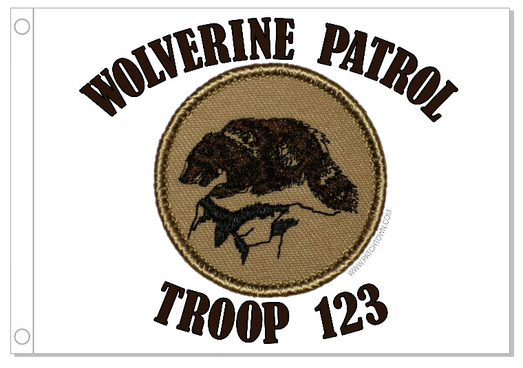 Wolverine Patrol Flag