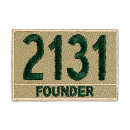 C) Khaki/Green Caption Scout Uniform Numerals