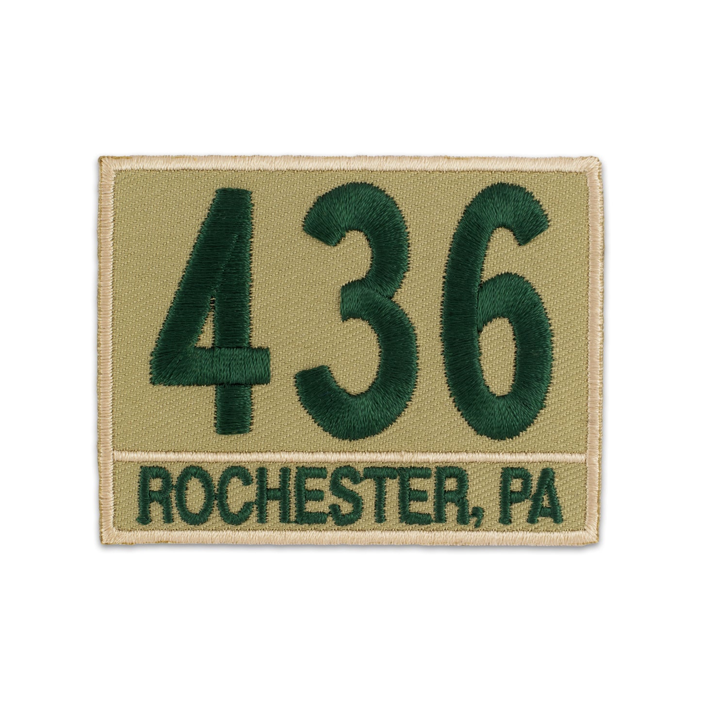 C) Khaki/Green Caption Scout Uniform Numerals