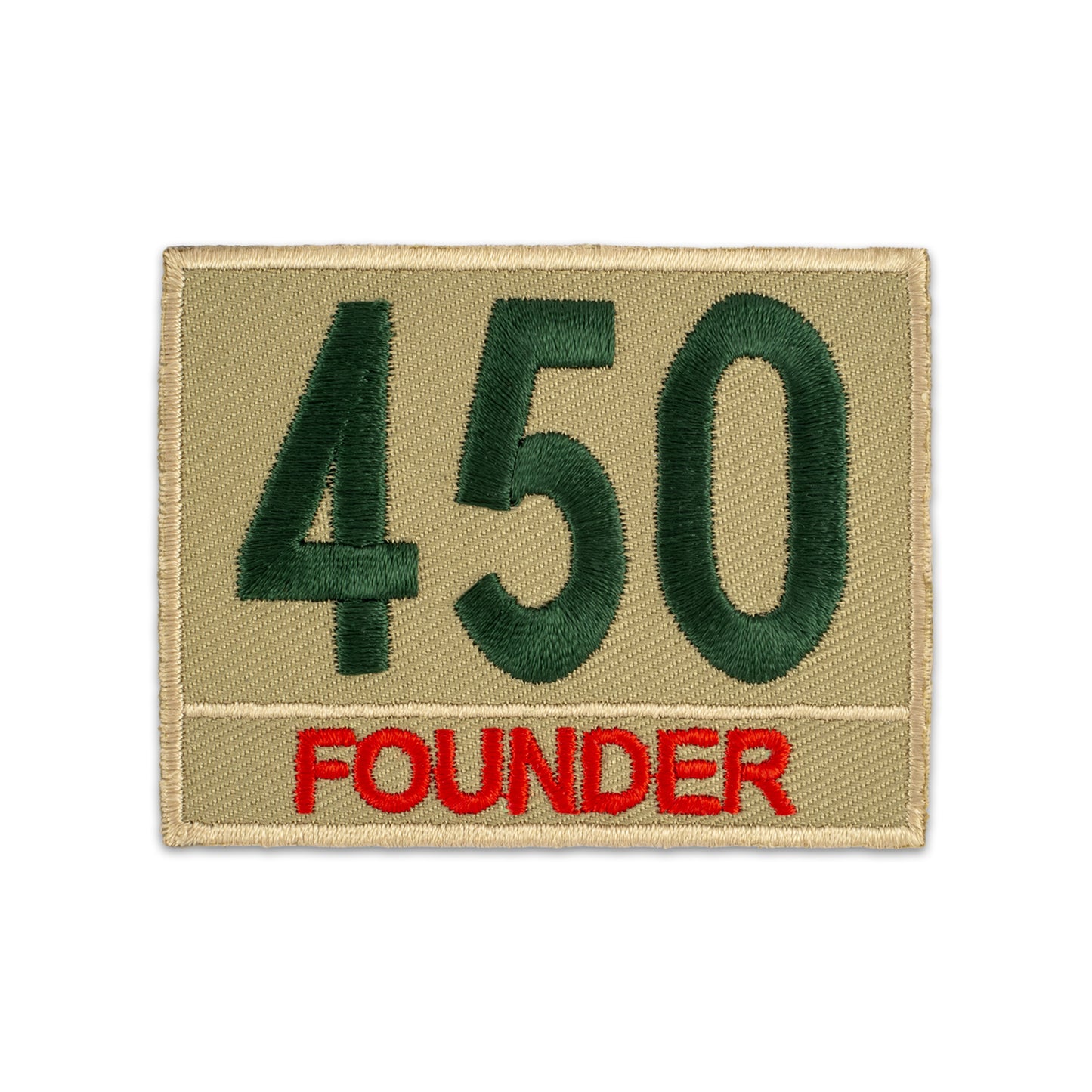 C) Khaki/Green Caption Scout Uniform Numerals