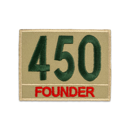 C) Khaki/Green Caption Scout Uniform Numerals