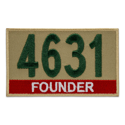 C) Khaki/Green Caption Scout Uniform Numerals