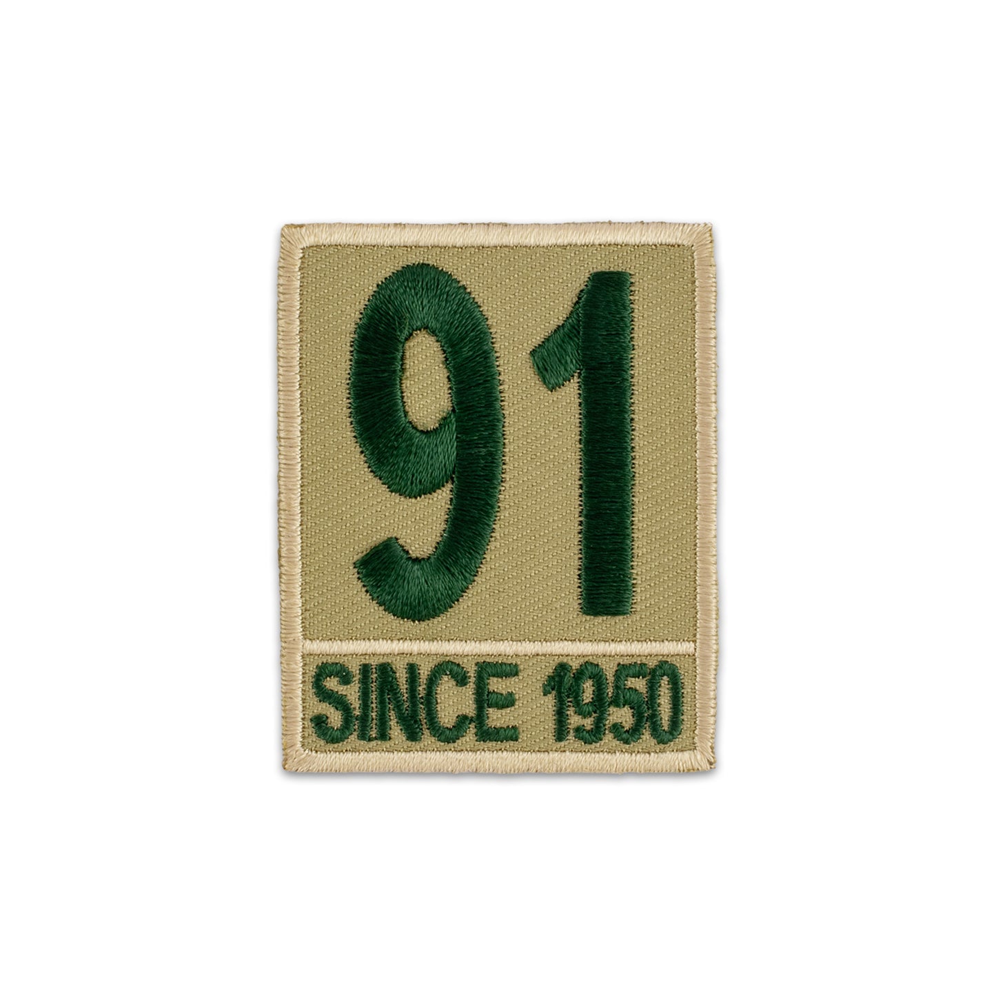 C) Khaki/Green Caption Scout Uniform Numerals