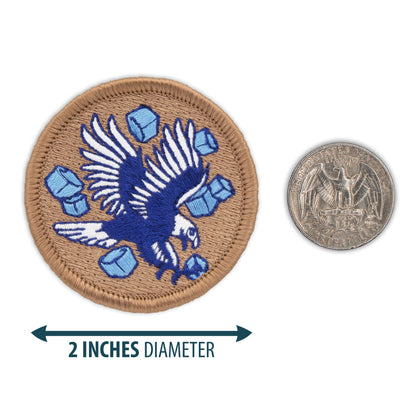 Ice Eagle 2” embroidered scout patrol patches
