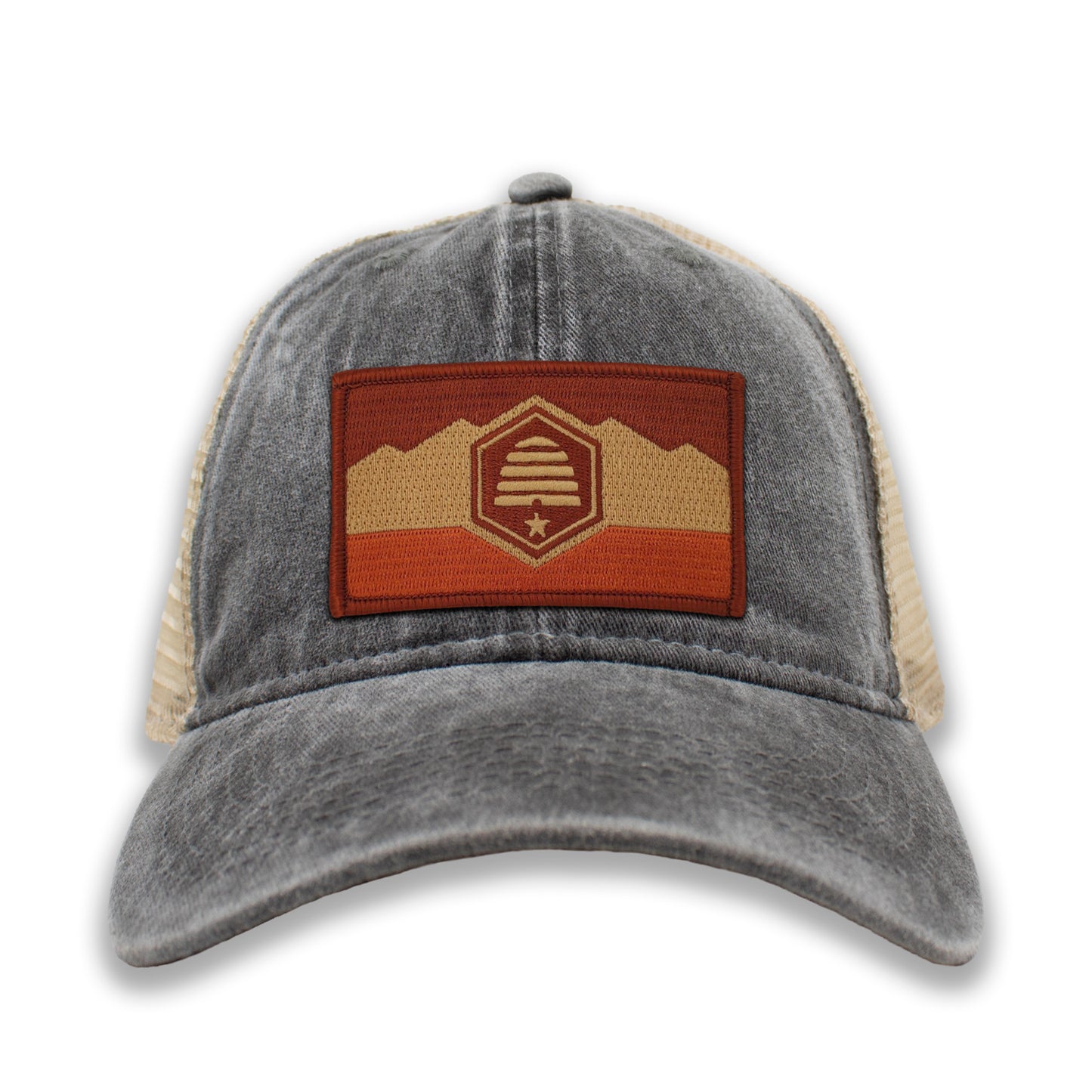 Utah Canyon Camo State Flag Ball Cap or Trucker Hat