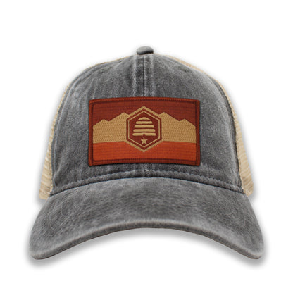 Utah Canyon Camo State Flag Ball Cap or Trucker Hat