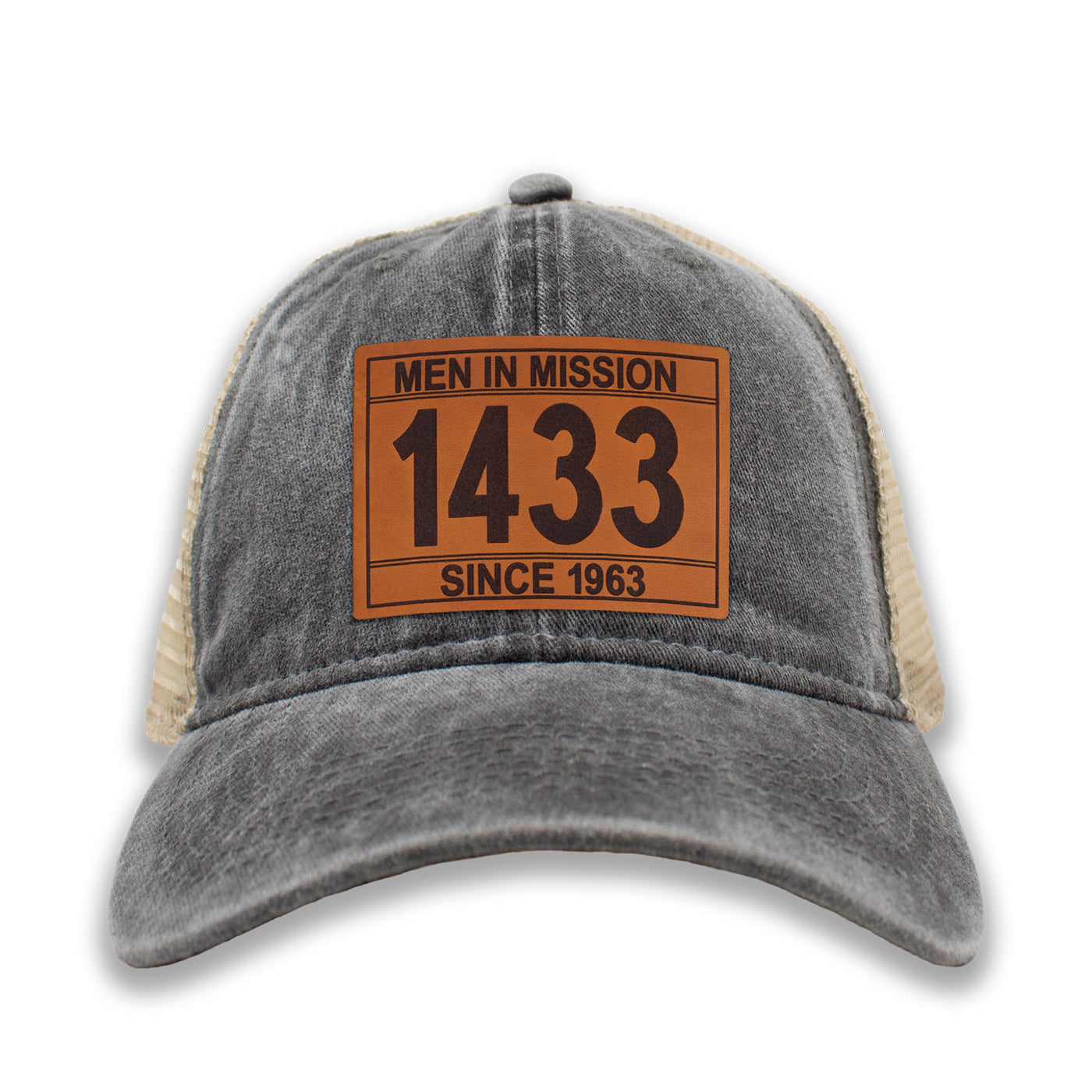 Real Leather Numeral Ball Caps