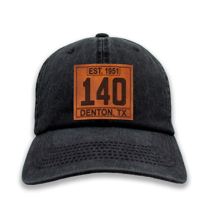 Real Leather Numeral Ball Caps